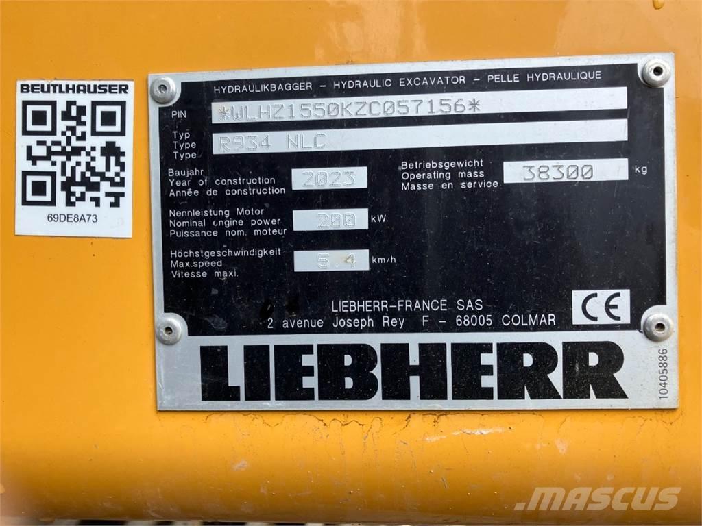 Liebherr R934 Гусеничные экскаваторы