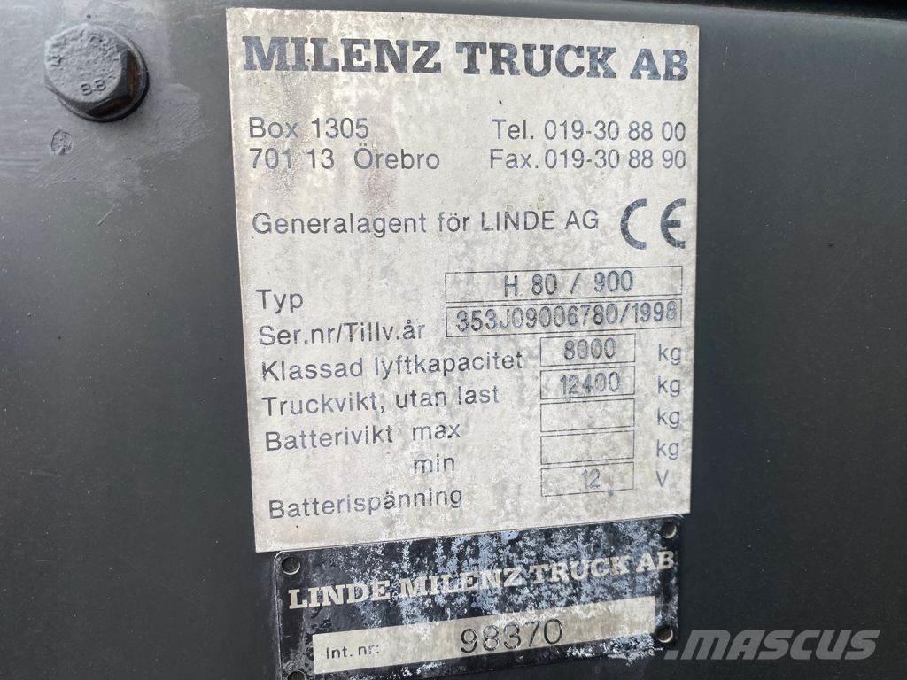 Linde H80D/900 Дизельные погрузчики