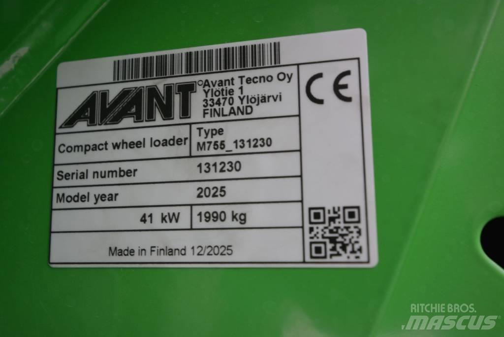 Avant 755i Малые погрузчики