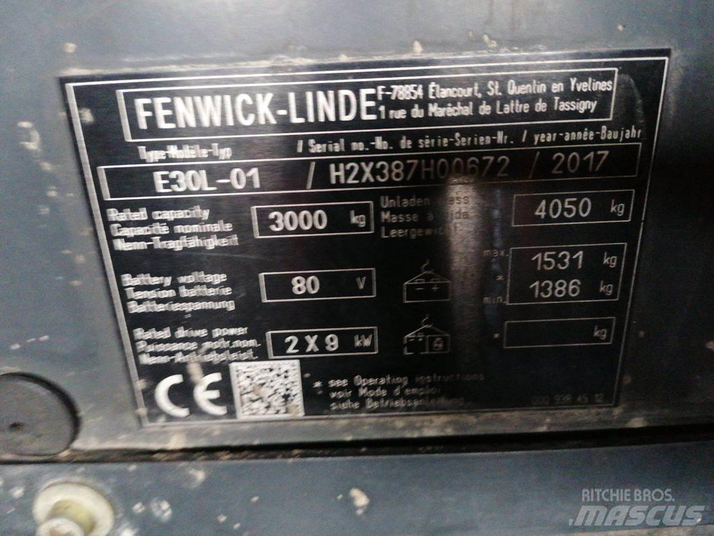 Linde E30L-01 Электропогрузчики