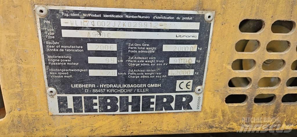 Liebherr A 900 C Колёсные экскаваторы