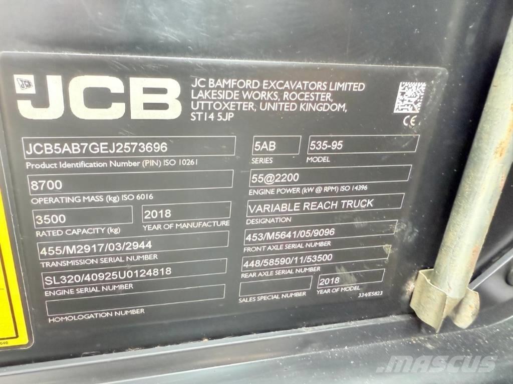JCB 535-95 Телескопические погрузчики