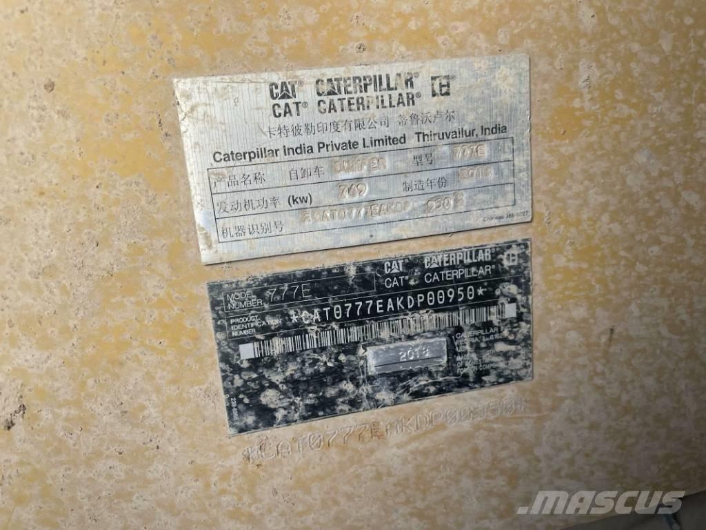 CAT 777e Самосвальные прицепы