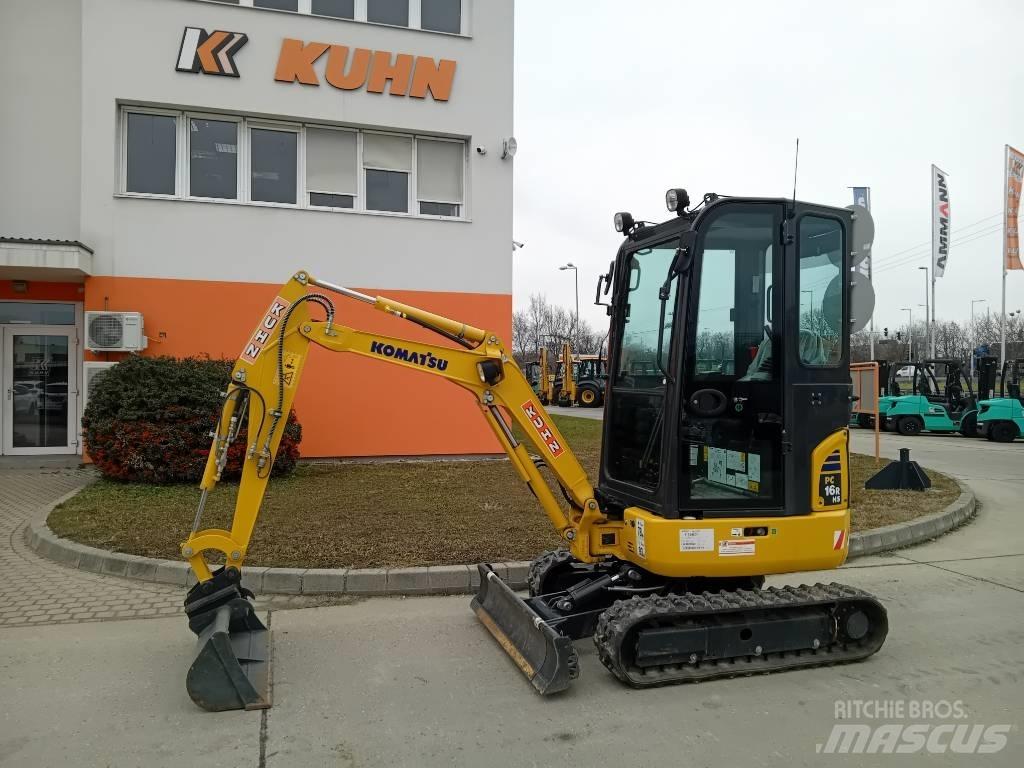 Komatsu PC 16 R-3HS Мини-экскаваторы