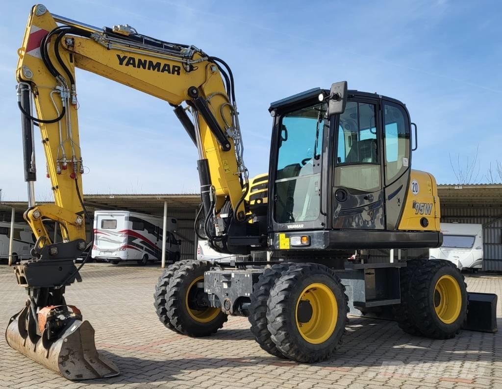Yanmar B 95 W Колёсные экскаваторы