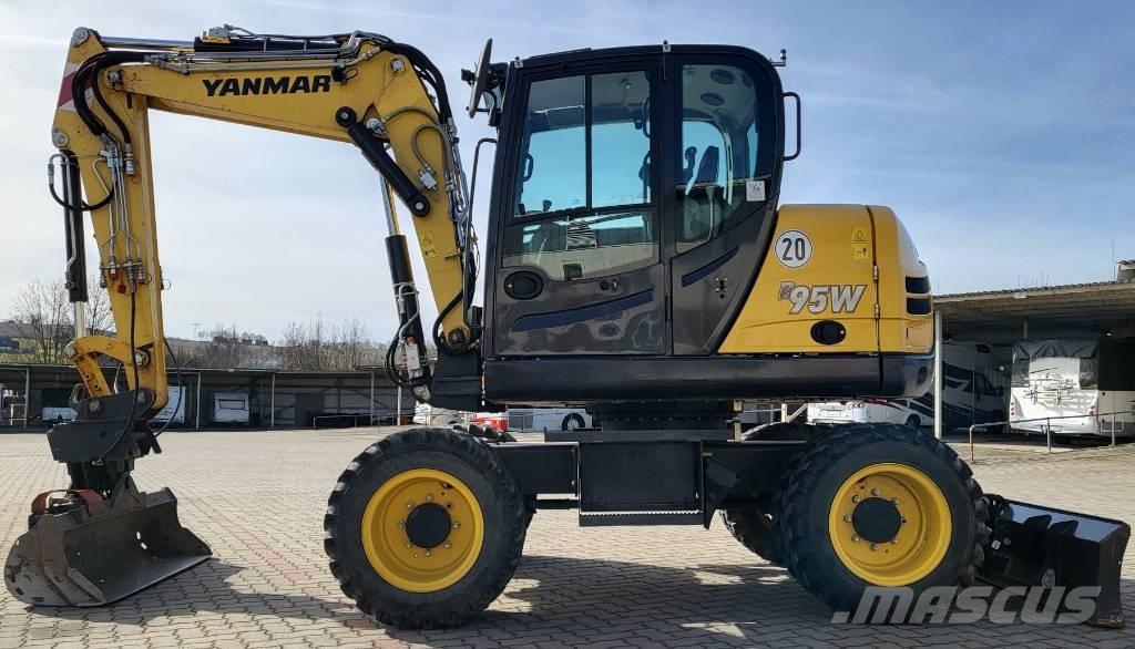 Yanmar B 95 W Колёсные экскаваторы