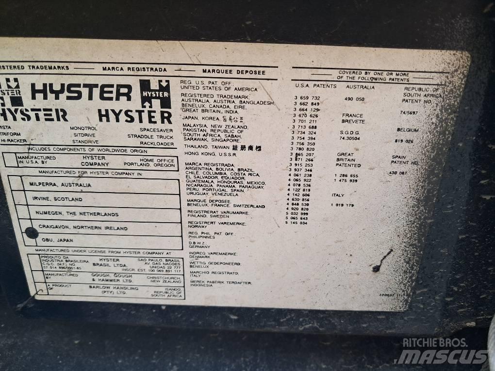 Hyster H250XL Газовые погрузчики