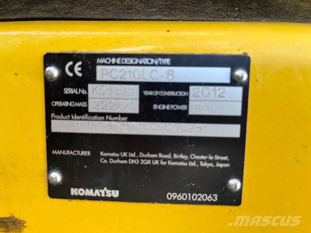 Komatsu PC 210 LC-8 Гусеничные экскаваторы