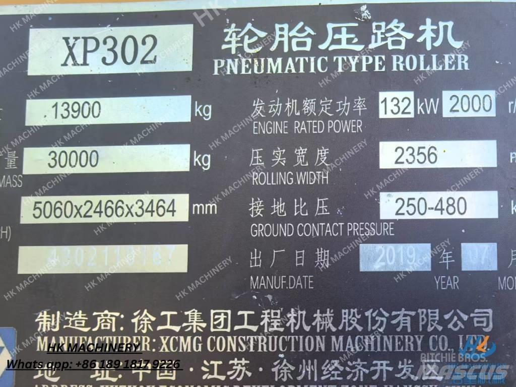 XCMG XP302 Пневматические катки