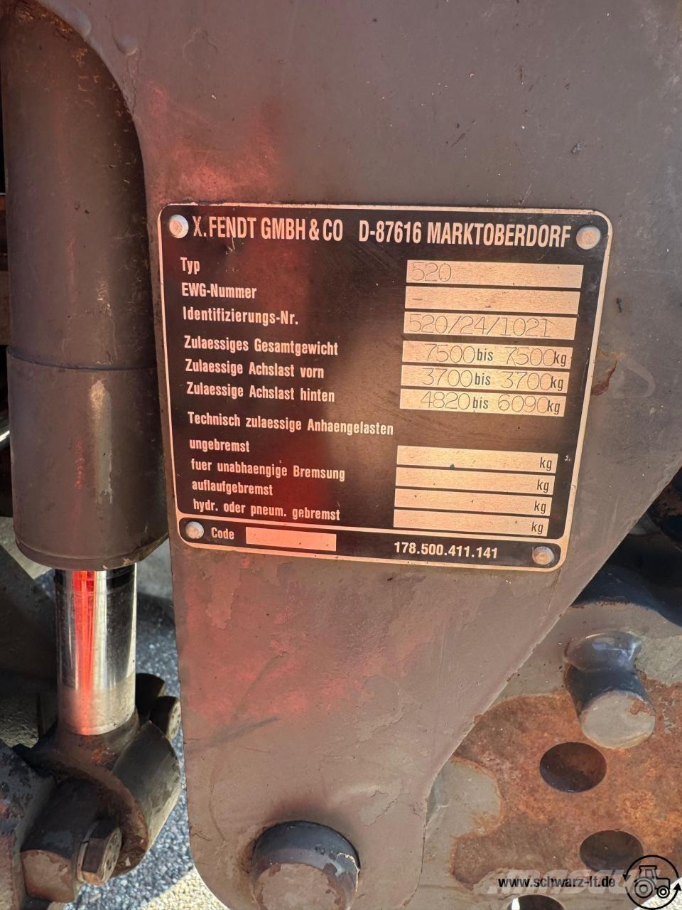 Fendt Xylon 520 Трактора