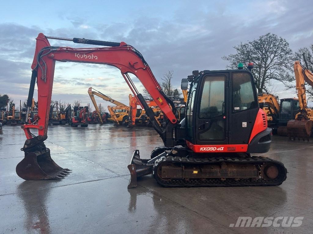 Kubota KX 080-4 Малые экскаваторы 7т-12т