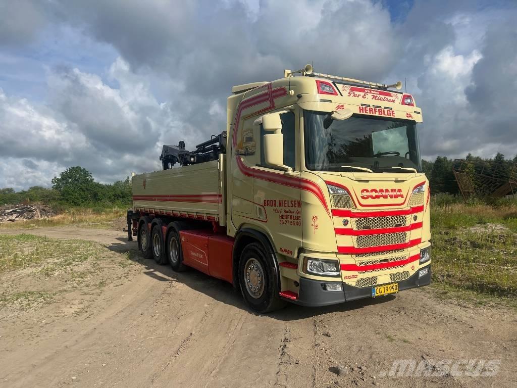 Scania R 520 Tridem Автомобильные краны
