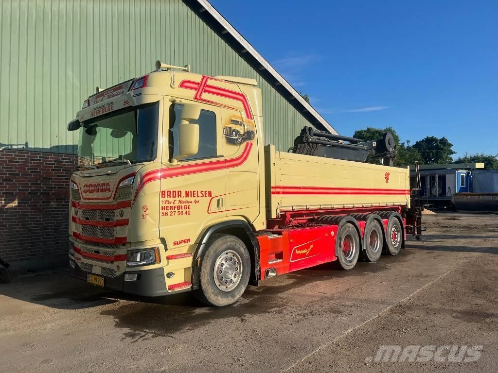Scania R 520 Tridem Автомобильные краны