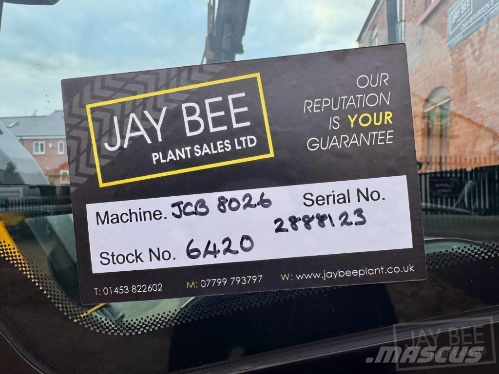 JCB 8026 CTS Мини-экскаваторы