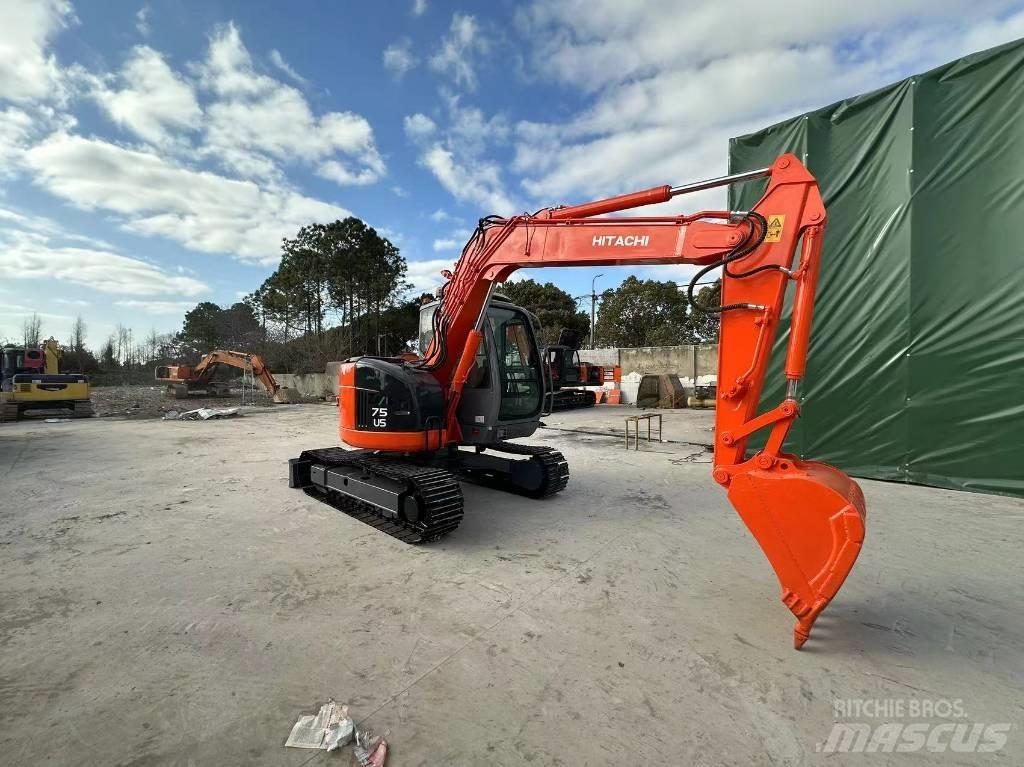 Hitachi ZX75US Мини-экскаваторы