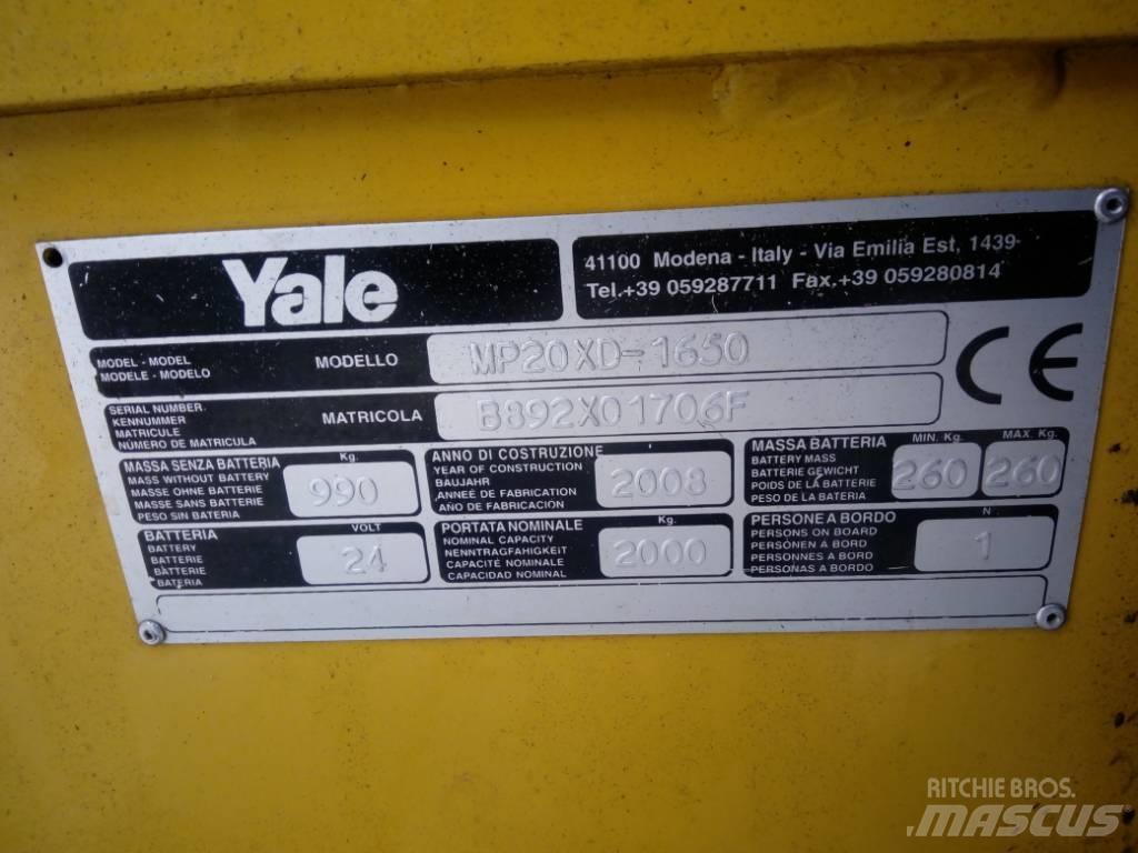 Yale MP 20 XD Самоходные электрические тележки