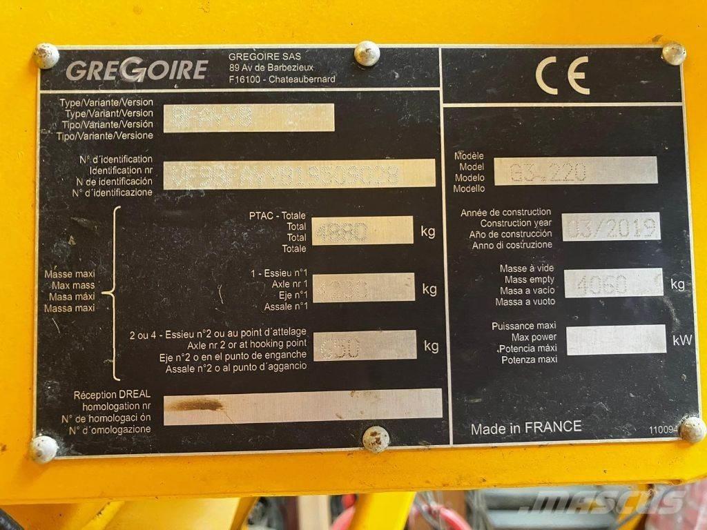 Gregoire G3.220 Виноградоуборочные комбайны