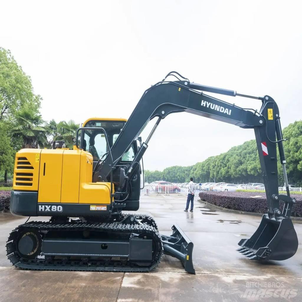 Hyundai HX80 Малые экскаваторы 7т-12т