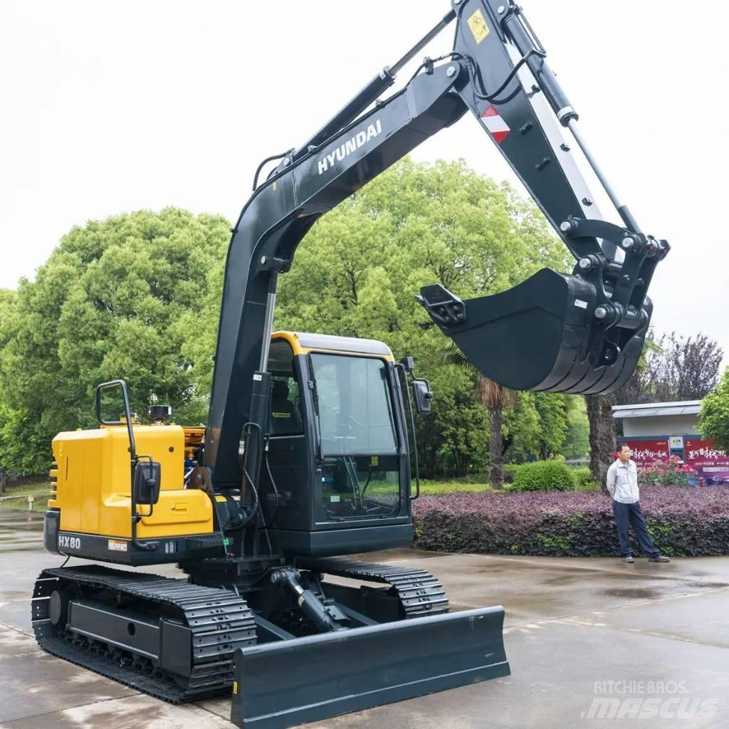Hyundai HX80 Малые экскаваторы 7т-12т