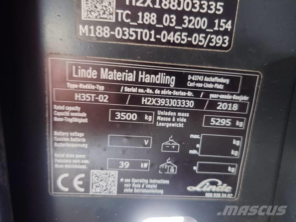 Linde H35T/393-02 Газовые погрузчики