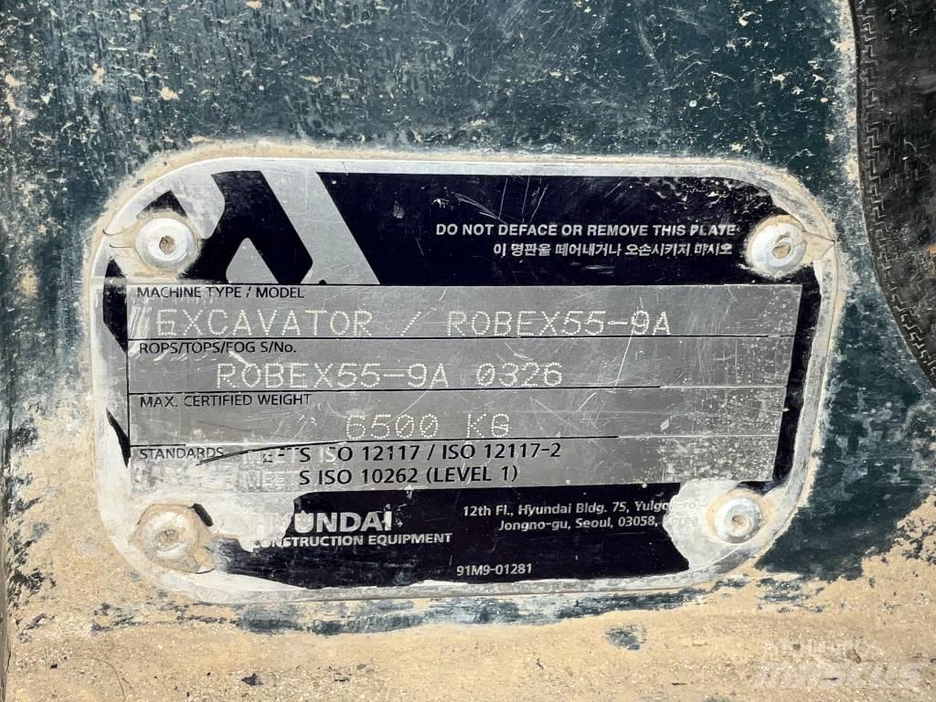 Hyundai Robex 55-9 A Кабины и интерьер