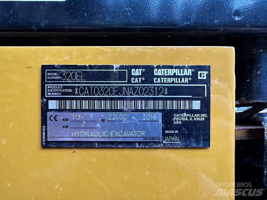 CAT 320 EL Гусеничные экскаваторы