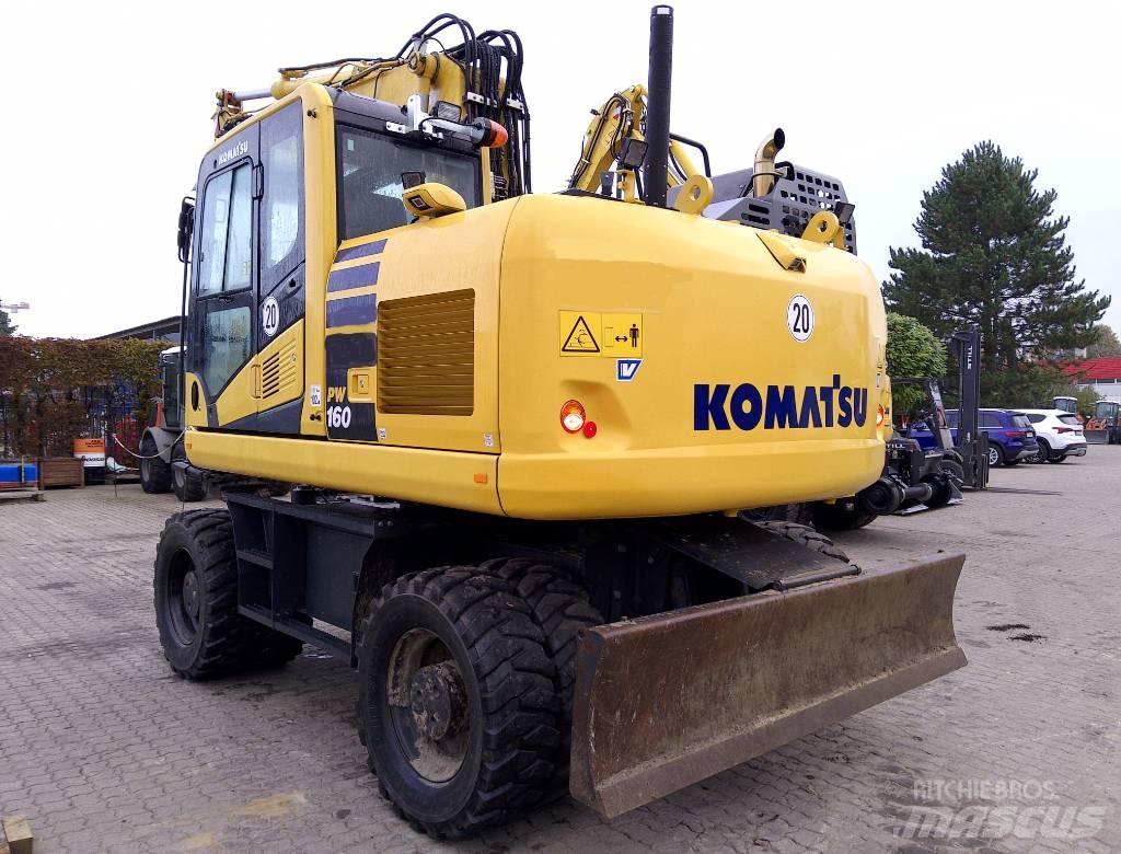 Komatsu PW160-11 Колёсные экскаваторы