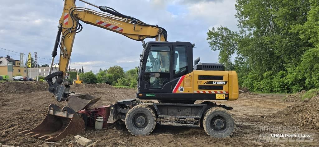 Sany SY 155 W Колёсные экскаваторы