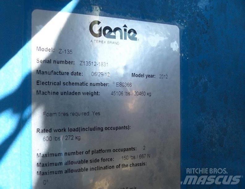 Genie Z135 Коленчатые подъемники