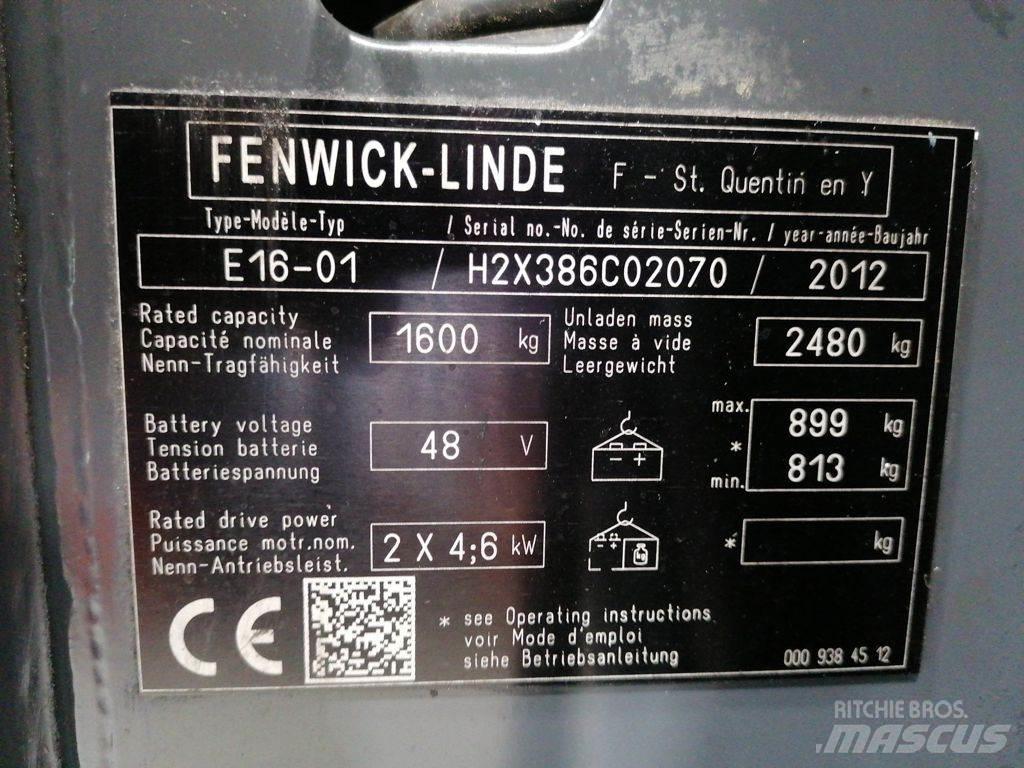 Linde E16-01 Электропогрузчики