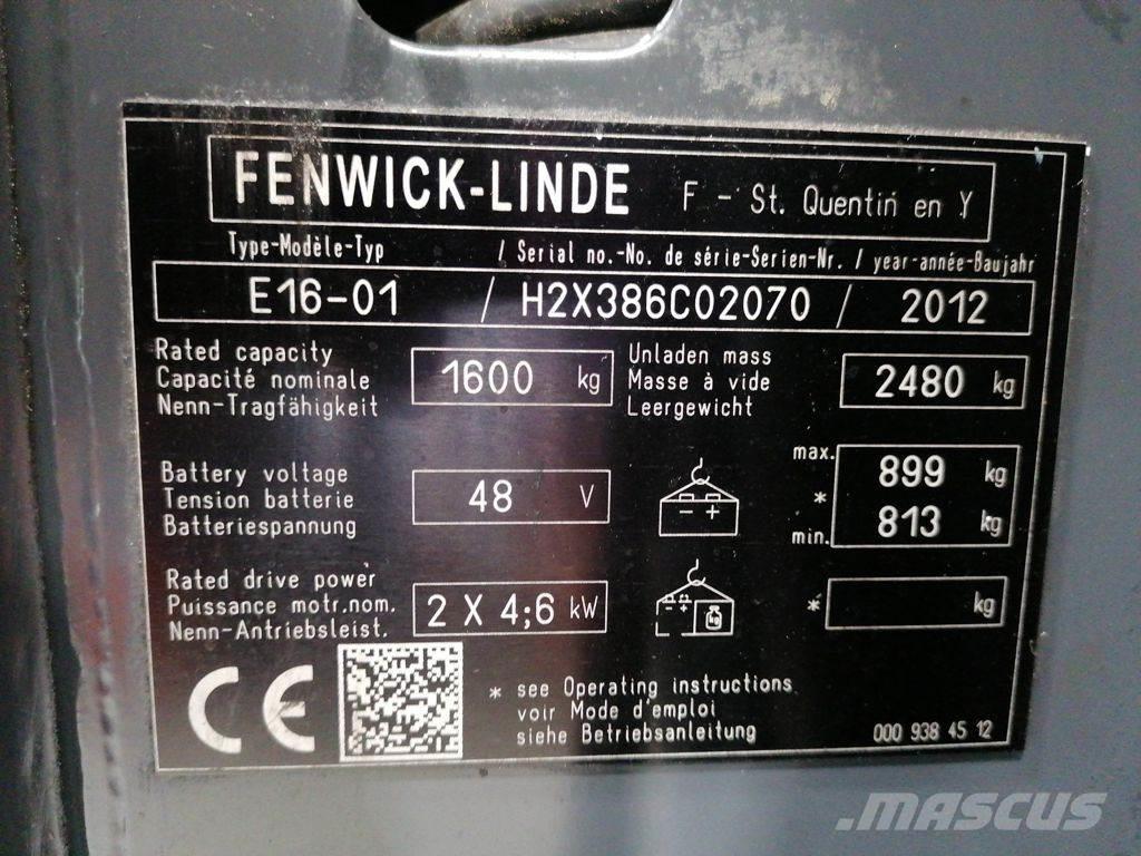Linde E16-01 Электропогрузчики