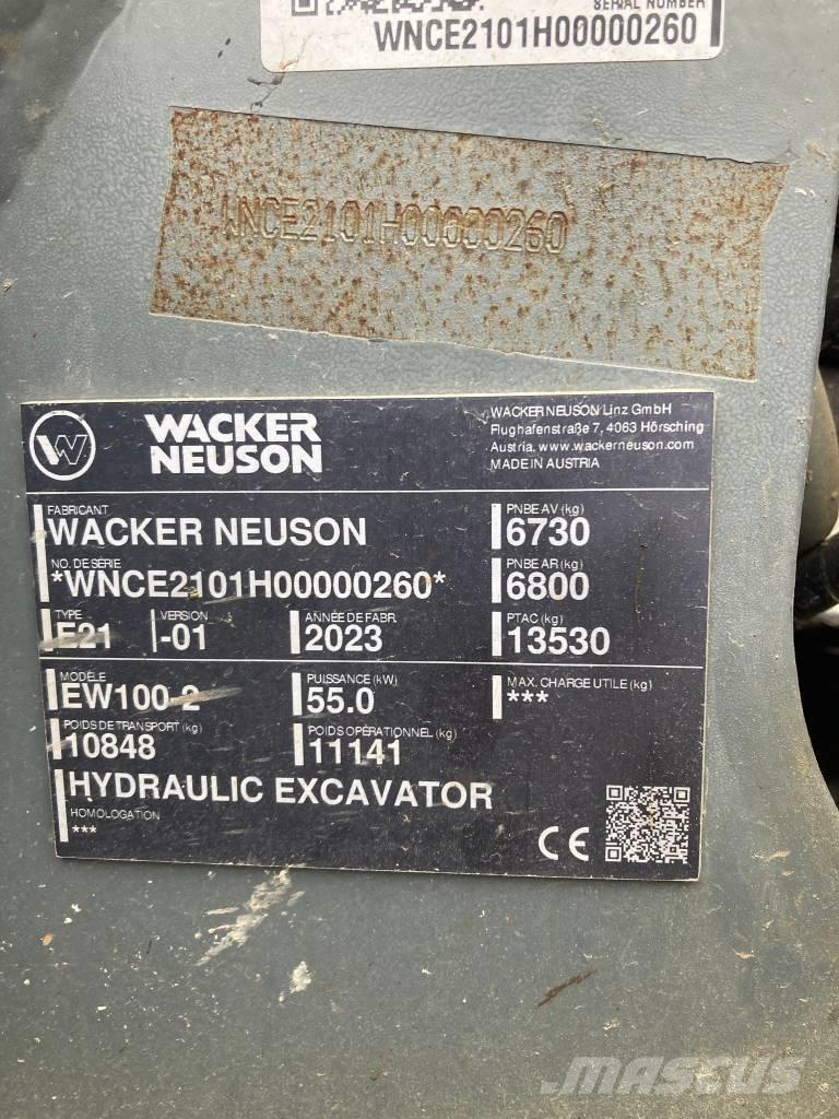 Wacker Neuson EW 100 Колёсные экскаваторы