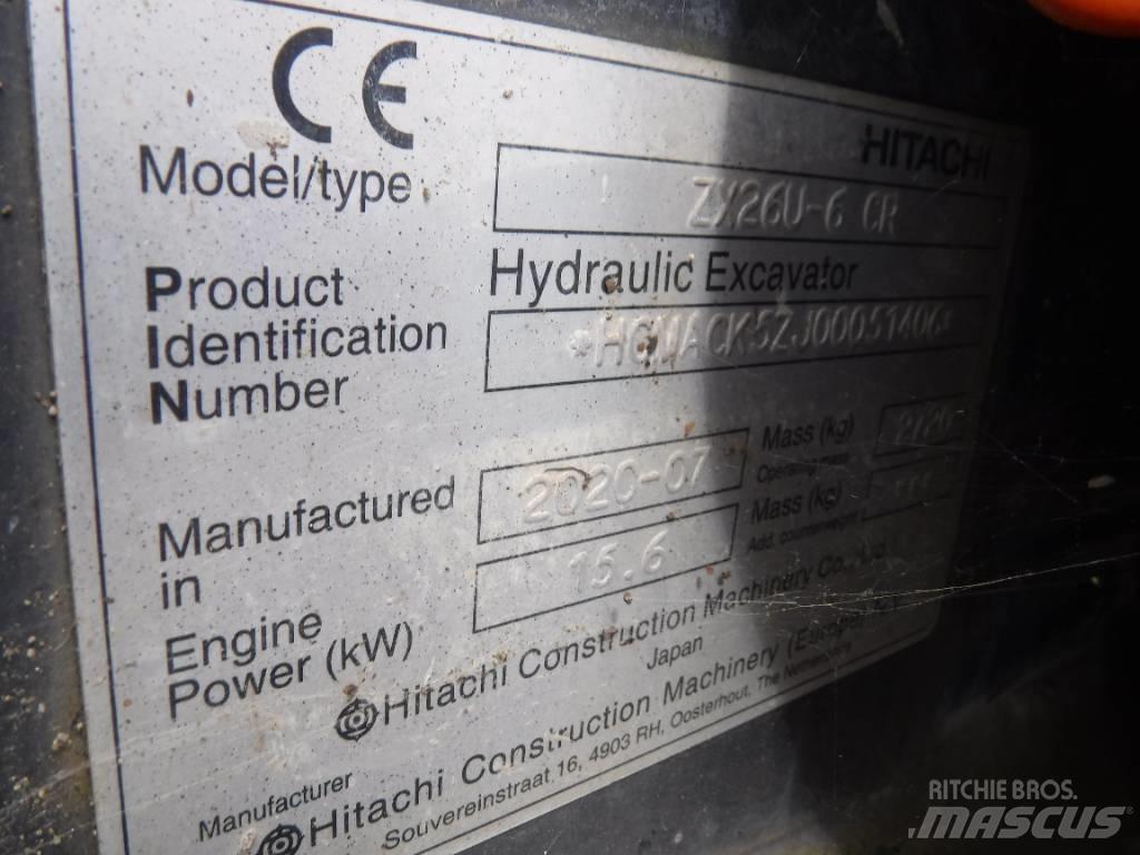 Hitachi ZX 26 U-6 Мини-экскаваторы