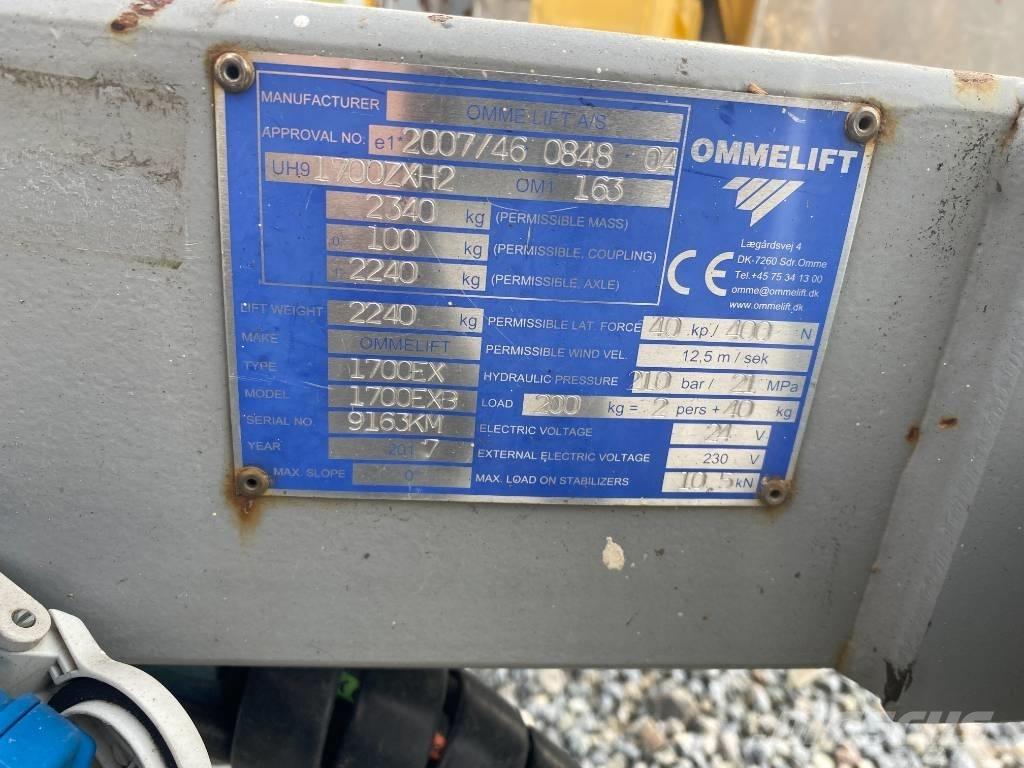 Omme 1700 EBX Прицепные подъёмники