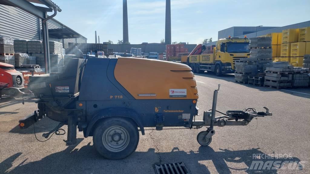 Putzmeister P 718 TD Бетононасосы