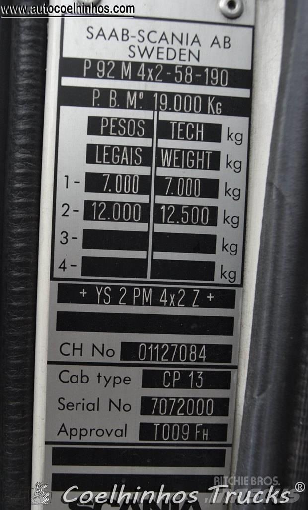 Scania 92 M Тентованные грузовики