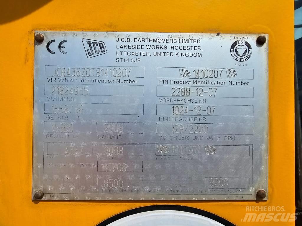 JCB 436 ZX Фронтальные погрузчики