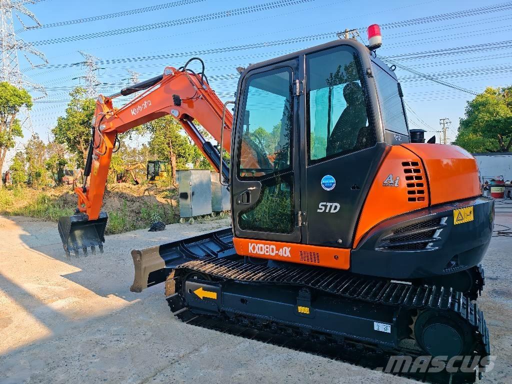 Kubota KX 080-4 CX Малые экскаваторы 7т-12т