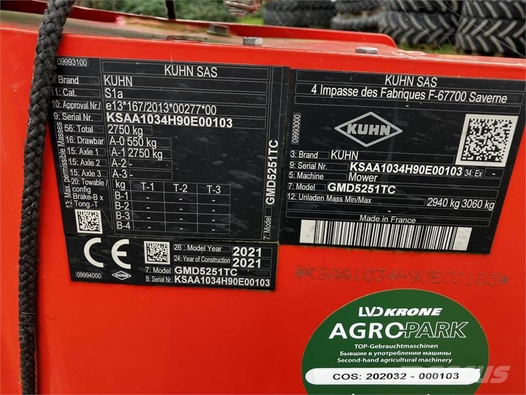 Kuhn GMD5251TC Роторные косилки