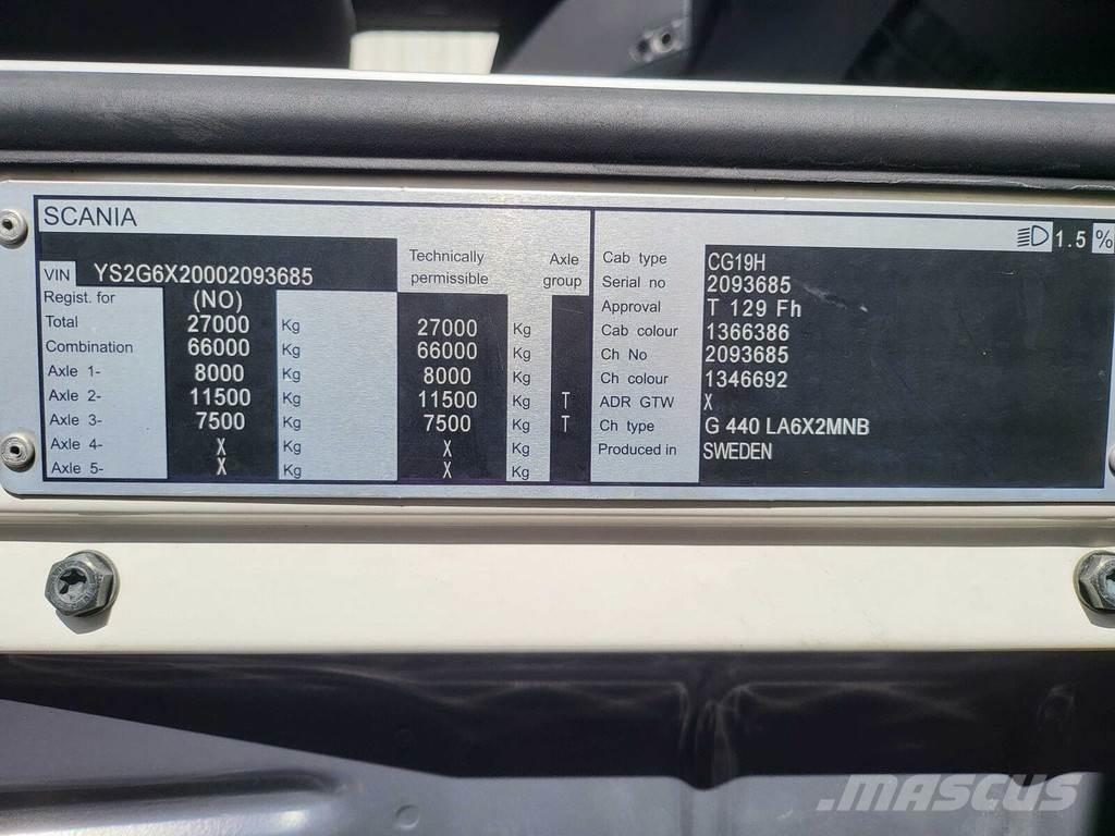 Scania G440 6X2 Седельные тягачи