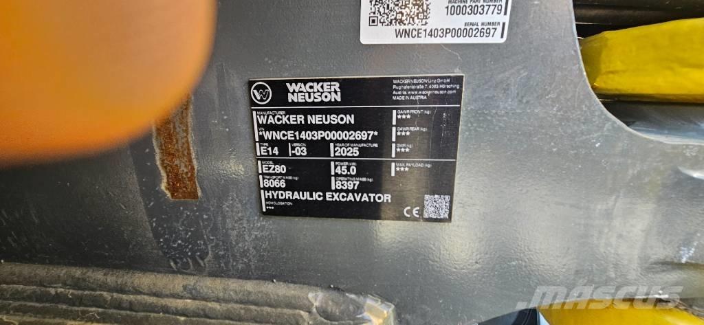 Wacker Neuson EZ 80 Малые экскаваторы 7т-12т