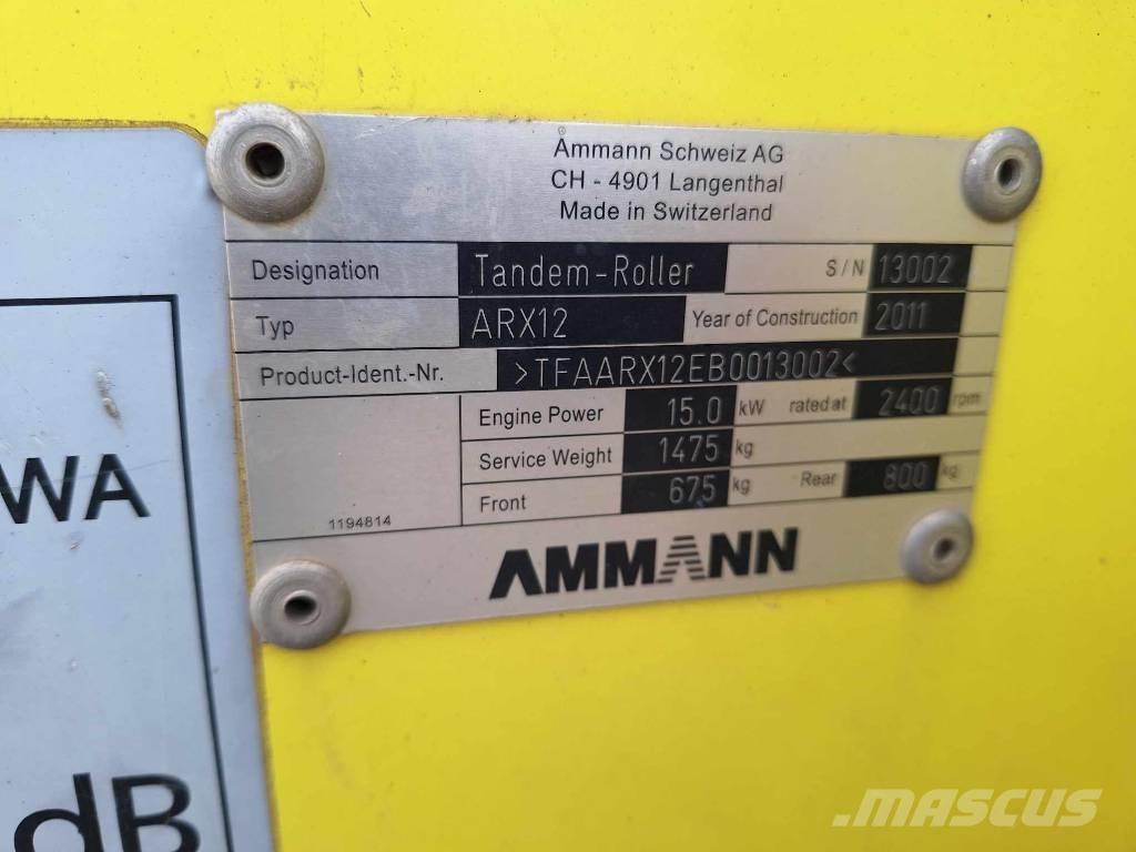 Ammann ARX 12 Катки тротуарные