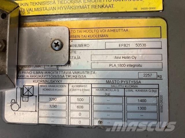 Mitsubishi FB15PNT Электропогрузчики