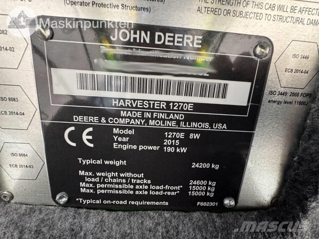 John Deere 1270 E Харвестеры