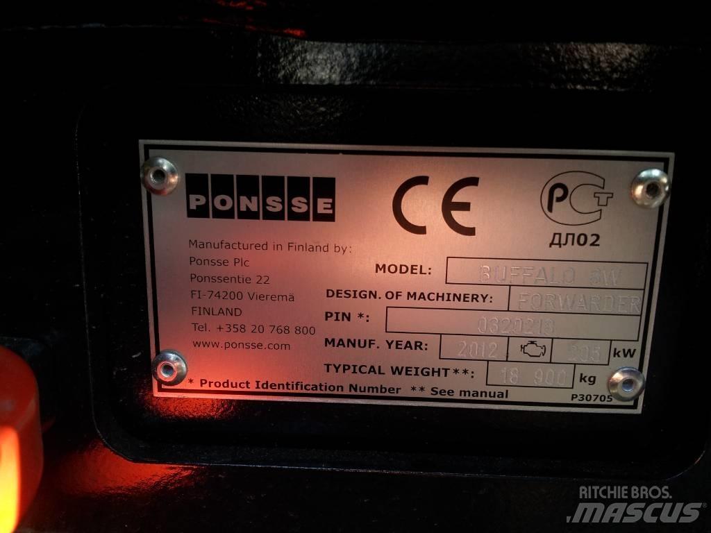 Ponsse Buffalo 8W Форвардеры