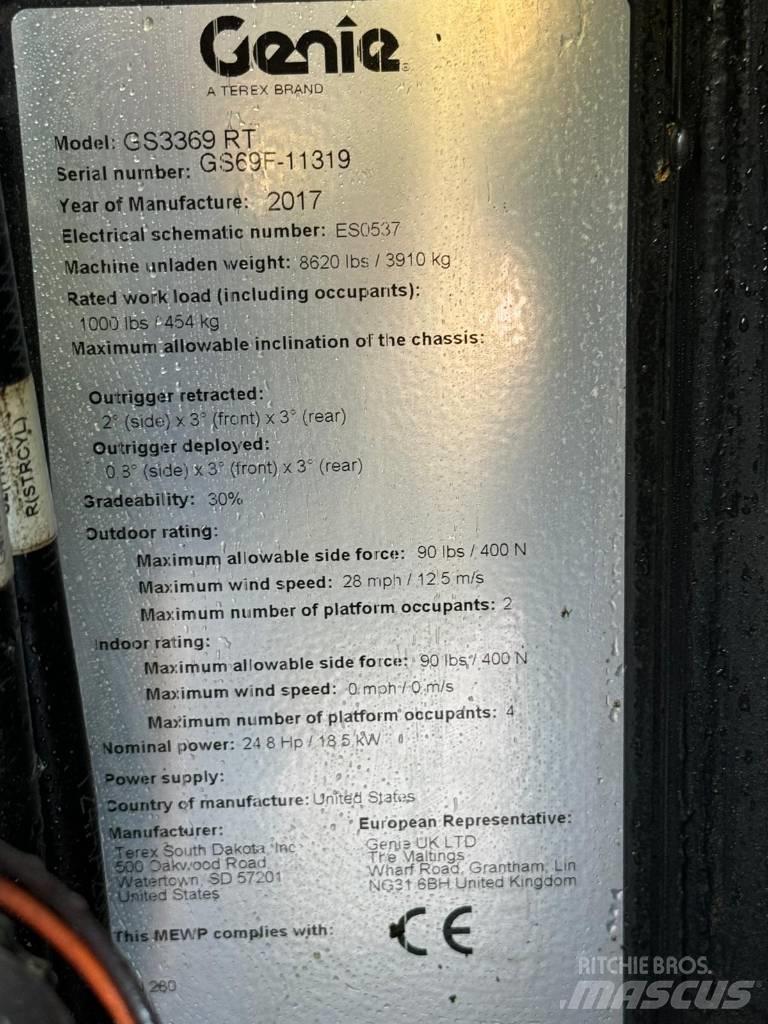 Genie GS3369 RT Ножничные подъемники