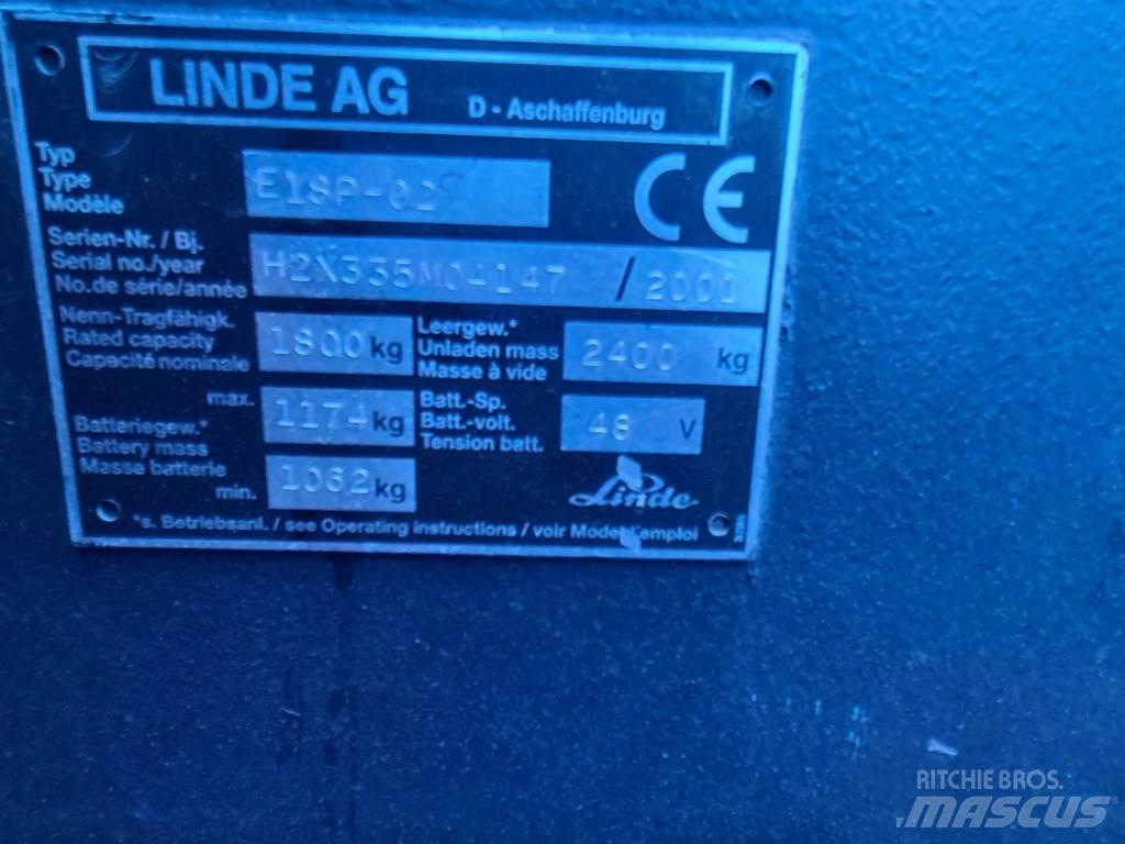 Linde E16P Электропогрузчики