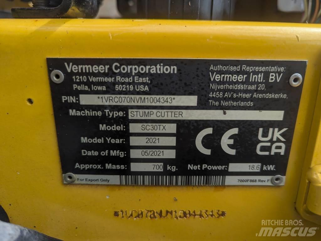Vermeer SC30TX Машины для измельчения пней