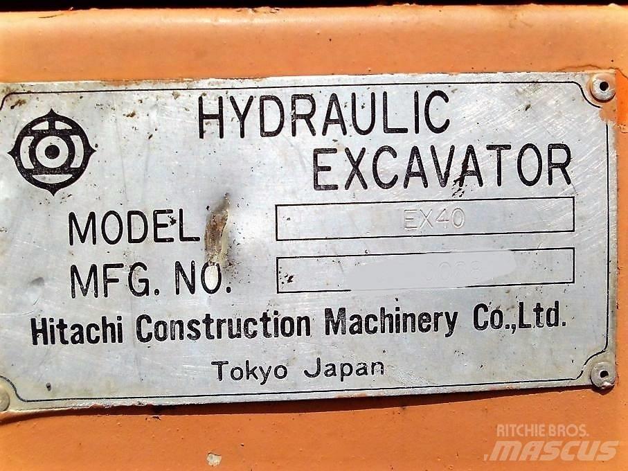 Hitachi EX 40 Мини-экскаваторы