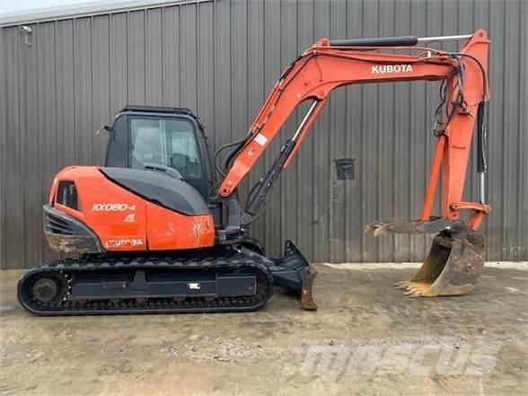 Kubota KX080-4 Гусеничные экскаваторы